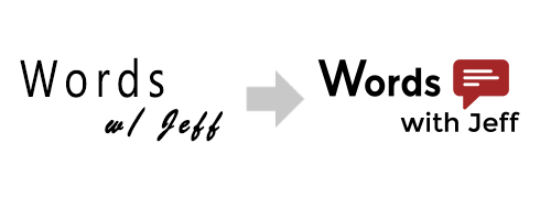 Words With Jeff - Logo Evolution